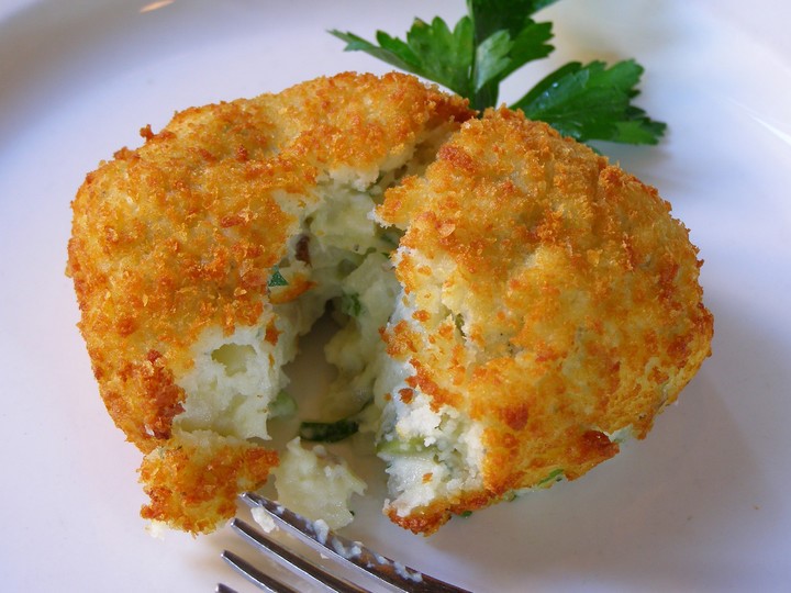 Fried Idaho&reg; Potato Salad
